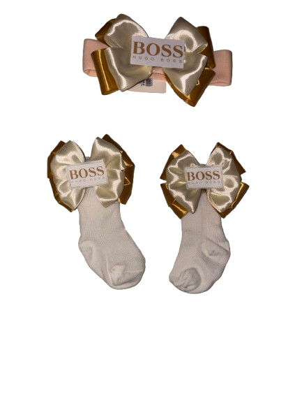 Calcetines con diadema